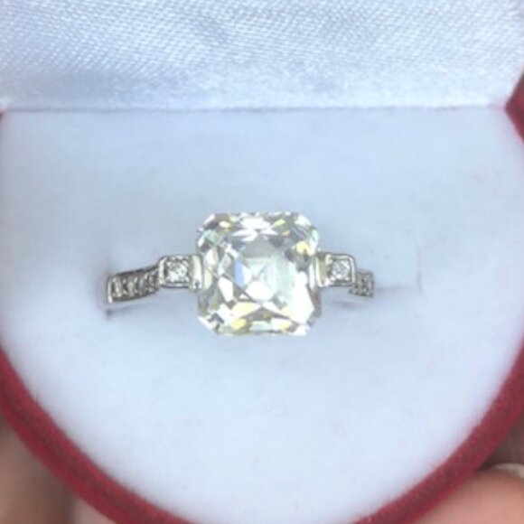 Tycoon Sterling Silver CZ Ring - Picture 1 of 8